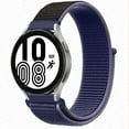 thumbnail image 1 of ALMNVO 20mm 22mm Band for Samsung Galaxy Watch 6 5 4 40mm 44mm/ 6 Classic 43mm 47mm 46mm 42mm/ Active 2 3, Adjustable Braided Velcro Nylon Loop Strap for Galaxy Watch 3 45mm 46mm Gear S3 S4 46mm, 1 of 15