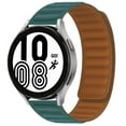 thumbnail image 1 of ALMNVO 20mm 22mm Bands for Samsung Galaxy Watch 6 5 4 40mm 44mm/ Watch 6 4 Classic 43mm 47mm 42mm 46mm/ 5 Pro 45mm/ Active 2 Watch/ Magnetic Leather Bands Magnet Loop for Samsung Amazfit Garmin watch, 1 of 6