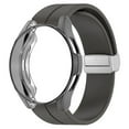 thumbnail image 1 of ALMNVO 20mm Band and Case Compatible with Samsung Galaxy Galaxy Watch 5 4 40mm 44mm/ Watch 4 classic 46mm 42mm Women Men / Smartwatch Sport Silicone Strap and watch cover (Without film), 1 of 7