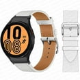 thumbnail image 1 of ALMNVO 20mm No Gap UP Leather Wristbands Compatible with Samsung Galaxy 6 5 4 40mm 44mm/ 4 Classic 42mm 46mm/ 6 Classic 43mm 47mm/ Galaxy Watch 5 Pro 45mm, 1 of 12