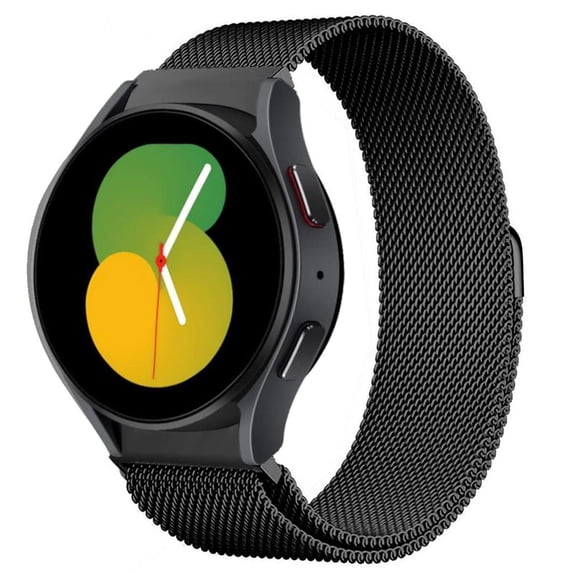 ALMNVO 20mm Stainless Steel Metal Milanese Loop Wristbands Compatible with Samsung Galaxy Watch 6 5 4 44mm 40mm/ Samsung Galaxy Watch 4 6 Classic 42mm 46mm 43mm 47mm/ samsung Galaxy watch 5 Pro 45mm