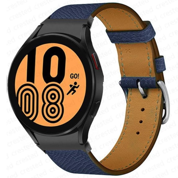 ALMNVO 20mm Watch Band,Compatible for Samsung Galaxy Watch 6 5 4 40mm 44mm/5 Pro 45mm/4 6 Classic 42mm 46mm 43mm 47mm No Gap Single Tour Bracelet Leather Strap Women Men