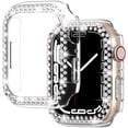 thumbnail image 1 of ALMNVO 2PACK Diamond Case for Apple Watch Case 44mm 40mm 42mm 38mm Accessories Bling Bumper Protector Cover iWatch Series 3 4 5 6 SE, 1 of 7