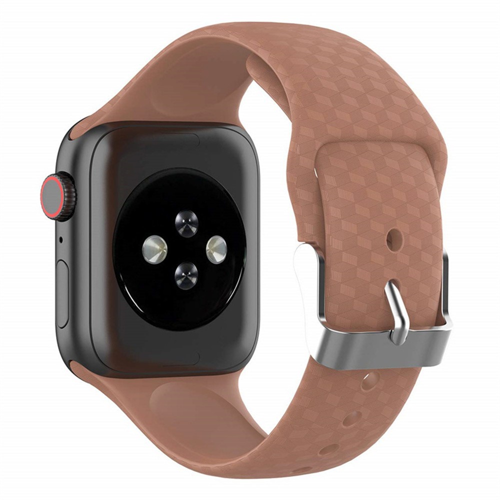 ALMNVO 3D Texture Silicone Strap Compatible with Apple Watch Bands 40mm ...