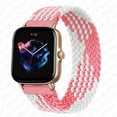 thumbnail image 1 of ALMNVO Braided Solo Loop Bands Compatible with Amazfit GTS/ GTS 2/ GTS 2 Mini / GTS 2e / GTS 3, Nylon Elastic Breathable Soft Stretch Bracelet Strap for Amazfit Bip Lite/Bip U Pro , 20mm Watch Band, 1 of 9