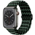 thumbnail image 1 of ALMNVO Braided Solo Loop Compatible with Apple Watch Bands iWatch Band 41mm 40mm 38mm 49mm 45mm 44mm 42mm Women Men, Adjustable Stretchy Nylon Strap for iWatch Series 9 8 7 6 SE 5 4 3 2 1 Ultra, 1 of 13