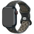 thumbnail image 1 of ALMNVO Compatible with Apple Watch Band iWatch Bands 49mm 45mm 44mm 42mm 41mm 40mm 38mm Women Men, Silicone Sport Bands for iWatch SE Sereis 9 8 7 6 5 4 3 2 1 Ultra, 1 of 14