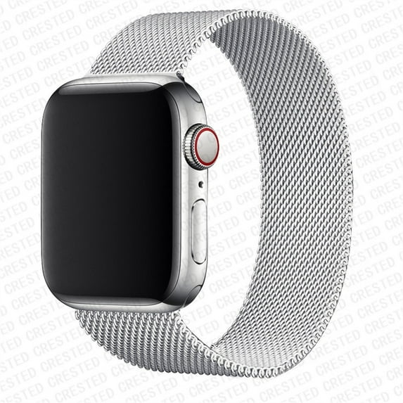 ALMNVO Compatible with Apple Watch Bands 41mm 40mm 38mm Ultra 49mm 45mm 44mm 42mm Milanese Loop Band Magnetic Strap Magnet Bracele Stainless Steel Metal Mesh Band iWatch Bands Series 9 8 7 SE 6 5 4 3