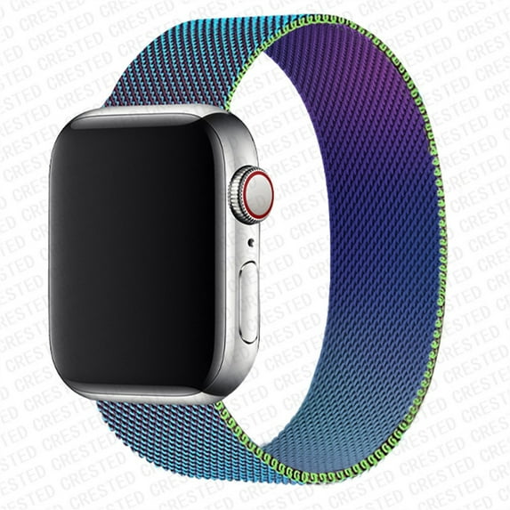 ALMNVO Compatible with Apple Watch Bands 41mm 40mm 38mm Ultra 49mm 45mm 44mm 42mm Milanese Loop Band Magnetic Strap Magnet Bracele Stainless Steel Metal Mesh Band iWatch Bands Series 9 8 7 SE 6 5 4 3