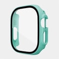 thumbnail image 1 of ALMNVO Compatible with Apple Watch Cases 49mm 45mm 41mm 44mm 40mm 38mm 42mm , Hard PC Bumper with Tempered Glass Screen Protectors Cover Accessories for Apple Watch Series Ultra 8 7 SE 6 5 4 3 2 1, 1 of 8