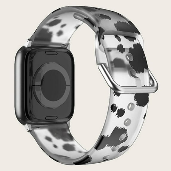 ALMNVO Compatible with Apple Watch Ultra Bands 49mm 44mm 40mm 45mm 38mm 41mm 42mm iWact Series 8 7 6 5 4 3 2 1 SE, Printed Sport Silcone Band Cute Elastic Adjustable Wristbands Smart Watch Accessories