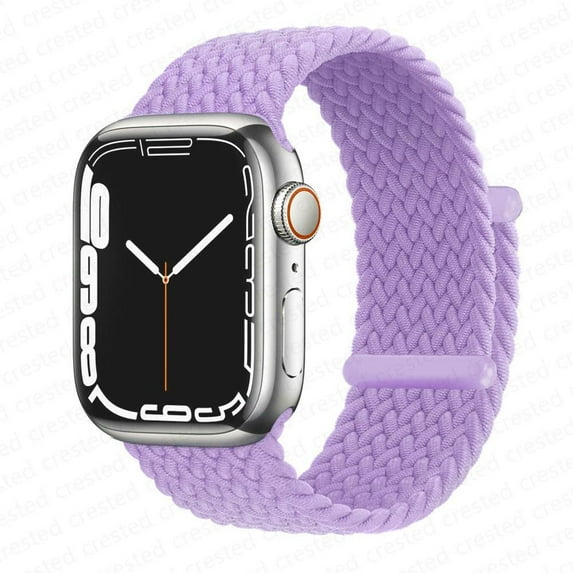ALMNVO Compatible with Braided Solo Loop Apple Watch Band 44mm 40mm 45mm 38mm 42mm 41mm 49mm Ultra for Women Men, Elastic Band Nylon Wristbands Strap for iWatch Series 8 7 SE 6 5 4 3 2 1 Accessories