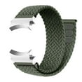 thumbnail image 1 of ALMNVO Compatible with Samsung Galaxy Watch 6 5 4 Band 44mm 40mm/ 6 4 Classic 43mm 47mm 46mm 42mm/ Galaxy Watch 5 Pro 45mm, 20mm Braided Solo Loop Band Stretchy Bracelet Nylon Sport Strap Women Men, 1 of 10