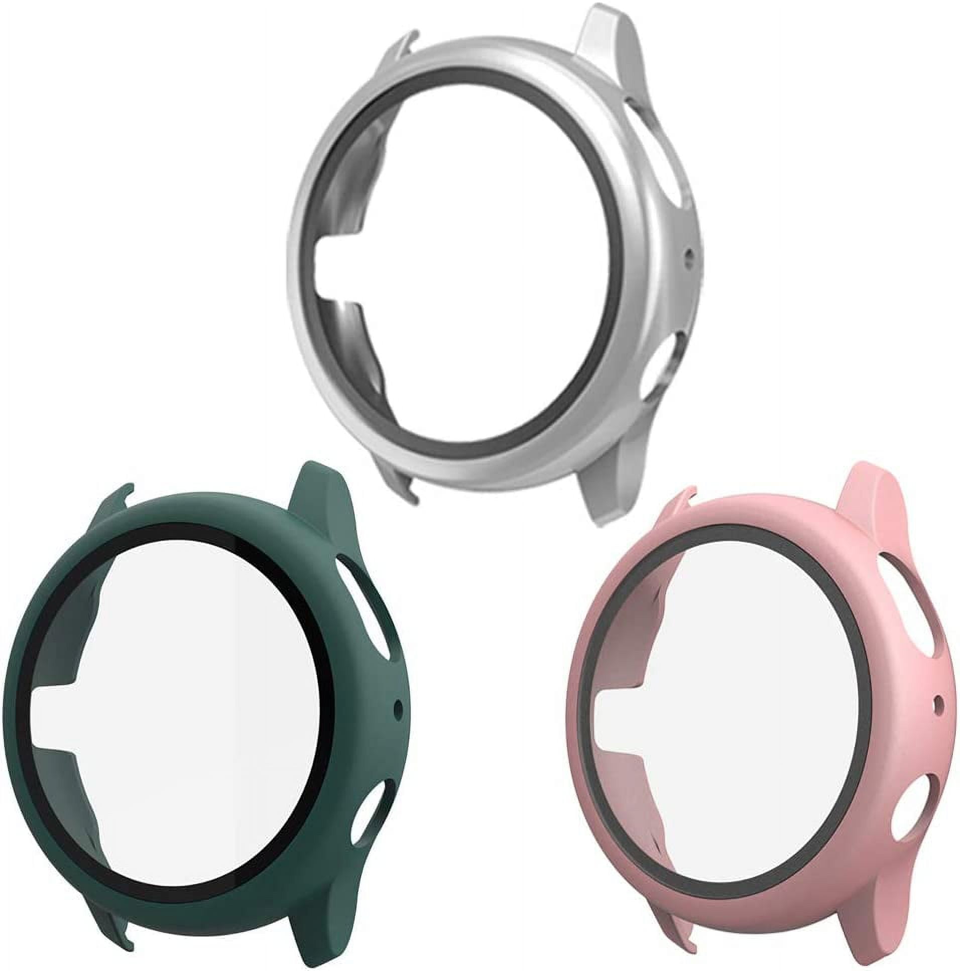 ALMNVO Compatible for Samsung Galaxy Watch Case Active 2 44mm 40mm with