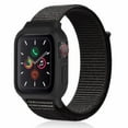 thumbnail image 1 of ALMNVO Compatible with Sport Loop Apple Watch Band and Watch Case 38mm 44mm 40mm 42mm Elastic Nylon Watch Case One piece Strap Braided Velcro Wristbands for iWatch Series 5 4 3 2 1 Nike, 1 of 8