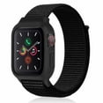 thumbnail image 1 of ALMNVO Compatible with Sport Loop Apple Watch Band and Watch Case 38mm 44mm 40mm 42mm Elastic Nylon Watch Case One piece Strap Braided Velcro Wristbands for iWatch Series 5 4 3 2 1 Nike, 1 of 8