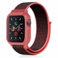 thumbnail image 1 of ALMNVO Compatible with Sport Loop Apple Watch Band and Watch Case 38mm 44mm 40mm 42mm Elastic Nylon Watch Case One piece Strap Braided Velcro Wristbands for iWatch Series 5 4 3 2 1 Nike, 1 of 8