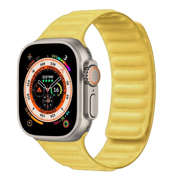 ALMNVO FineWoven Magnetic Link Band Compatible with Apple Watch Band 49mm 45mm 44mm 42mm, Woven Loop Strap Magnet for iWatch Ultra 2 / Ultra/SE 2 / SE/Series 9 8 7 6 5 4 3 2 1