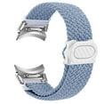 thumbnail image 1 of ALMNVO No Gap 20mm Band for Samsung Galaxy Watch 6 5 4 Band 40mm 44mm Watch 5 Pro 45mm/Galaxy Watch 6 classic bands 43mm 47mm /4 classic 42mm 46mm Magnetic Fabric Woven Braided strap for women men, 1 of 13