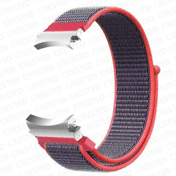 ALMNVO No Gap Nylon Band Compatible with Samsung Galaxy Watch 6 5 4 40mm 44mm/Galaxy Watch 6 Classic Band 47mm 43mm/Watch 5 Pro 45mm/Watch 4 Classic 42mm 46mm, Breathable Sport Loop Strap Women Men