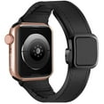 thumbnail image 1 of ALMNVO Genuine Leather Wristbands Compatible with Apple Watch Bands 41mm 40mm 38mm 49mm 45mm 44mm 42mm Women Men, Genuine Leather Magnetic Strap for iWatch Series Ultra 9 8 7 SE 6 5 4 3 2 1 Band, 1 of 15