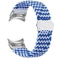 thumbnail image 1 of ALMNVO No Gap 20mm Band for Samsung Galaxy Watch 6 5 4 Band 40mm 44mm Watch 5 Pro 45mm/Galaxy Watch 6 classic bands 43mm 47mm /4 classic 42mm 46mm Magnetic Fabric Woven Braided strap for women men, 1 of 13