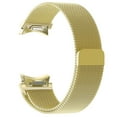 thumbnail image 1 of ALMNVO No Gap Stainless Steel Metal Bands Milanese Loop for Samsung Galaxy Watch 6/5/4 Band 40mm 44mm/Classic 47mm 43mm 46mm 42mm/Samsung Galaxy watch 5 Pro 45mm Magnetic Loop Mesh Wristbands, 1 of 12