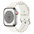 thumbnail image 1 of ALMNVO Ocean Band for Apple Watch Bands 49mm 44mm 40mm 45mm 41mm 42mm 38mm 40 44 45 mm Silicone Bracelet iWatch Ultra Series 7 6 3 SE 8, 1 of 12