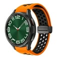 thumbnail image 1 of ALMNVO Silcioen Band Compatible with Samsung Galaxy watch 6 40mm 44mm Watch 6 classic 47mm 43mm Galaxy watch 5 4 40mm 44mm Galaxy watch 5 pro  Watch4 classic 46mm 42mm No Gap Sport Samsung Band, 1 of 10