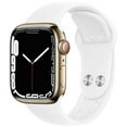 thumbnail image 1 of ALMNVO Silicone Band for Apple Watch Bands 40mm 45mm 44mm 41mm 42mm 38mm 45 mm Soft Silicone Sport Wristbands Replacement Strap for iWatch Series 8 7 SE 6 5 3 Sport Edition for Women Men, 1 of 8