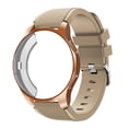 thumbnail image 1 of ALMNVO Silicone Band and Case for Samsung Galaxy Watch 4 46mm 42mm/Gear S2 S3, Soft TPU Protective Cover Bumper and Sport Band Wristbands for Gear S2 S3 Women Men, 1 of 15