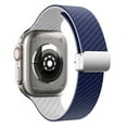 thumbnail image 1 of ALMNVO Silicone Band Compatible with Apple Watch Bands iWatch Band 49mm 45mm 44mm 42mm 41mm 40mm 38mm Women Men, Magnetic Loop Band for iWatch Series 9 8 7 6 5 4 3 2 1 SE Ultra 2 & 1, 1 of 17