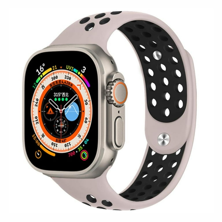 Nike Sport Band Apple Watch Series 40mm Bands ALMNVO Silicone Nike