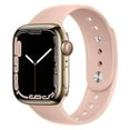 thumbnail image 1 of ALMNVO Silicone Sport Watch Strap for Apple Watch Bands 38mm 44mm 40mm 41mm 45mm 42mm for Women Man, Silicone Sport Replacement Wristband Bracelet for iWatch Bands Series 6 SE 7 5 4 3 2 1, 1 of 9