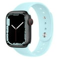 thumbnail image 1 of ALMNVO Silicone Sport Watch Strap for Apple Watch Bands 38mm 44mm 40mm 41mm 45mm 42mm for Women Man, Silicone Sport Replacement Wristband Bracelet for iWatch Bands Series 6 SE 7 5 4 3 2 1, 1 of 9