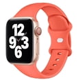 thumbnail image 1 of ALMNVO Silicone Strap for Apple Watch Bands 45mm 44mm 42mm 41mm 40mm 38mm, Soft Silicone Sport Wristbands Replacement Strap Compatible for iWatch Series 6 7 5 4 3 2 1 SE, 1 of 9