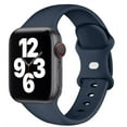 thumbnail image 1 of ALMNVO Silicone Strap for Apple Watch Bands 45mm 44mm 42mm 41mm 40mm 38mm, Soft Silicone Sport Wristbands Replacement Strap Compatible for iWatch Series 6 7 5 4 3 2 1 SE, 1 of 9