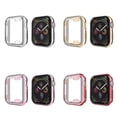 thumbnail image 1 of ALMNVO Soft Screen Protector Case Cover Compatible with Apple Watch 41mm 40mm 38mm 45mm 44mm 42mm, TPU Shell Protector Bumper for iWatch Sereies 9 8 7 6 5 4 3 2 1 SE SE2, 1 of 11