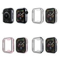 thumbnail image 1 of ALMNVO Soft Screen Protector Case Cover Compatible with Apple Watch 41mm 40mm 38mm 45mm 44mm 42mm, TPU Shell Protector Bumper for iWatch Sereies 9 8 7 6 5 4 3 2 1 SE SE2, 1 of 11