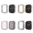 thumbnail image 1 of ALMNVO Soft Screen Protector Case Cover Compatible with Apple Watch 41mm 40mm 38mm 45mm 44mm 42mm, TPU Shell Protector Bumper for iWatch Sereies 9 8 7 6 5 4 3 2 1 SE SE2, 1 of 11