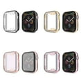 thumbnail image 1 of ALMNVO Soft Screen Protector Case Cover Compatible with Apple Watch 41mm 40mm 38mm 45mm 44mm 42mm, TPU Shell Protector Bumper for iWatch Sereies 9 8 7 6 5 4 3 2 1 SE SE2, 1 of 11