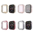 thumbnail image 1 of ALMNVO Soft Screen Protector Case Cover Compatible with Apple Watch 41mm 40mm 38mm 45mm 44mm 42mm, TPU Shell Protector Bumper for iWatch Sereies 9 8 7 6 5 4 3 2 1 SE SE2, 1 of 11