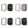 thumbnail image 1 of ALMNVO Soft Screen Protector Case Cover Compatible with Apple Watch 41mm 40mm 38mm 45mm 44mm 42mm, TPU Shell Protector Bumper for iWatch Sereies 9 8 7 6 5 4 3 2 1 SE SE2, 1 of 11