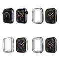 thumbnail image 1 of ALMNVO Soft Screen Protector Case Cover Compatible with Apple Watch 41mm 40mm 38mm 45mm 44mm 42mm, TPU Shell Protector Bumper for iWatch Sereies 9 8 7 6 5 4 3 2 1 SE SE2, 1 of 11