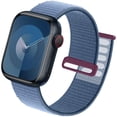 thumbnail image 1 of ALMNVO Sport Loop Compatible with Apple Watch Bands 38mm 40mm 41mm 42mm 44mm 45mm 49mm,Soft Adjustable Braided Stretchy Band Nylon Strap for iWatch Series Ultra SE2 SE 9 8 7 6 5 4 3 2 1, 1 of 14
