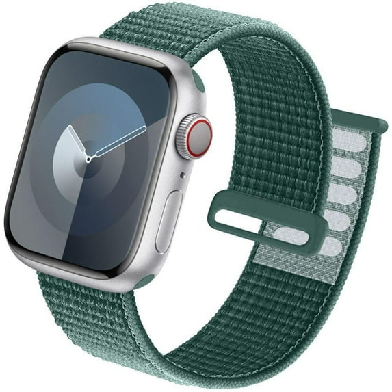 ALMNVO Sport Loop Compatible with Apple Watch Bands 38mm 40mm 41mm 42mm 44mm 45mm 49mm,Soft Adjustable Braided Stretchy Band Nylon Strap for iWatch Series Ultra SE2 SE 9 8 7 6 5 4 3 2 1