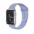 thumbnail image 1 of ALMNVO Sport Silicone Band Compatible with Apple Watch Bands Ultra 49mm 45mm 44mm 41mm 40mm 38mm 42mm Women Men Elastic Adjustable Smart Watch Wristbands Replacement for iWatch Series 8 7 6 5 4 3 2 SE, 1 of 9