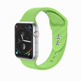 thumbnail image 1 of ALMNVO Sport Silicone Band Compatible with Apple Watch Bands Ultra 49mm 45mm 44mm 41mm 40mm 38mm 42mm Women Men Elastic Adjustable Smart Watch Wristbands Replacement for iWatch Series 8 7 6 5 4 3 2 SE, 1 of 9