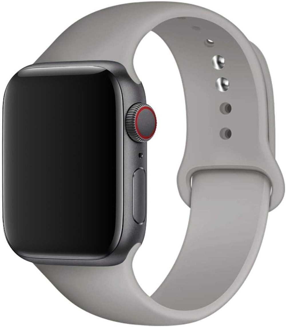 DOO UC Blumenmuster Apple Watch Armband – Silikon, Farbecht, Kompatibel Mit 38–45 Mm, Für Serie 1–8 & SE