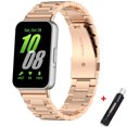 thumbnail image 1 of ALMNVO Stainless Steel Metal Bands Compatible with Samsung Galaxy Fit 3 band, Stainless Steel Business Galaxy Fit 3 Watch Strap for Men Women, 1 of 11